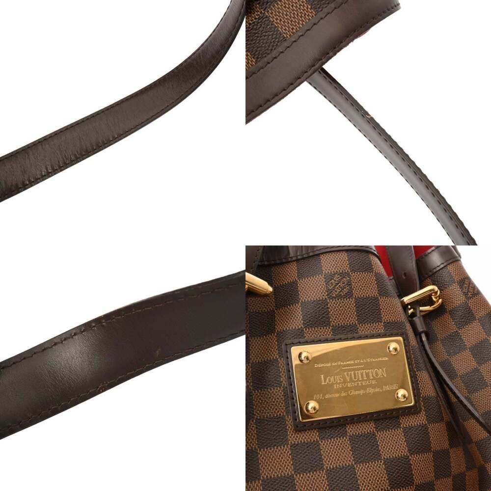 LOUIS VUITTON Brown Damier Canvas Tote Bag - Picture 9 of 11